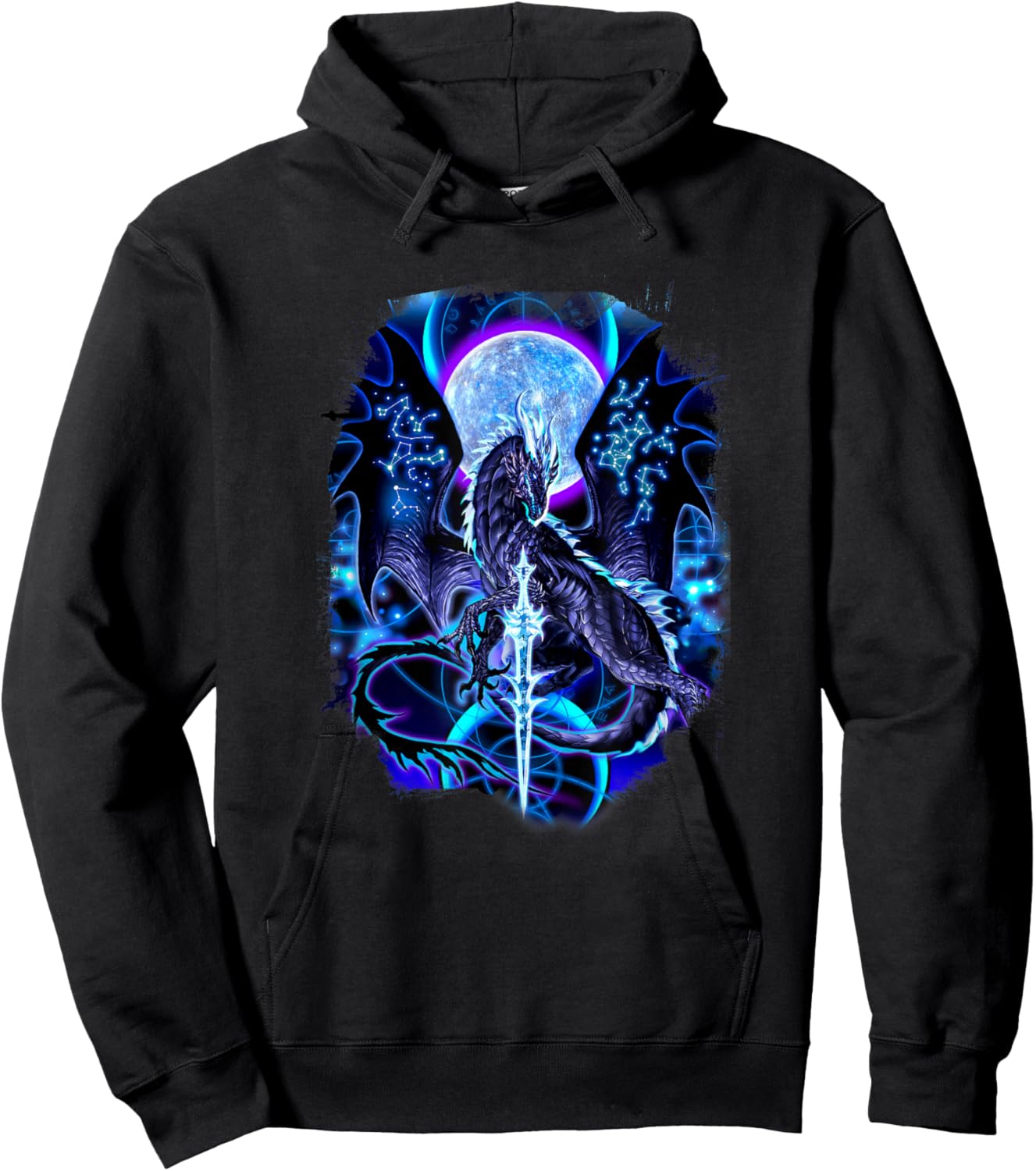 Ruth Thompson Art, Dragon Dragonblade Nightblade Hoodie - Hoodie | Black