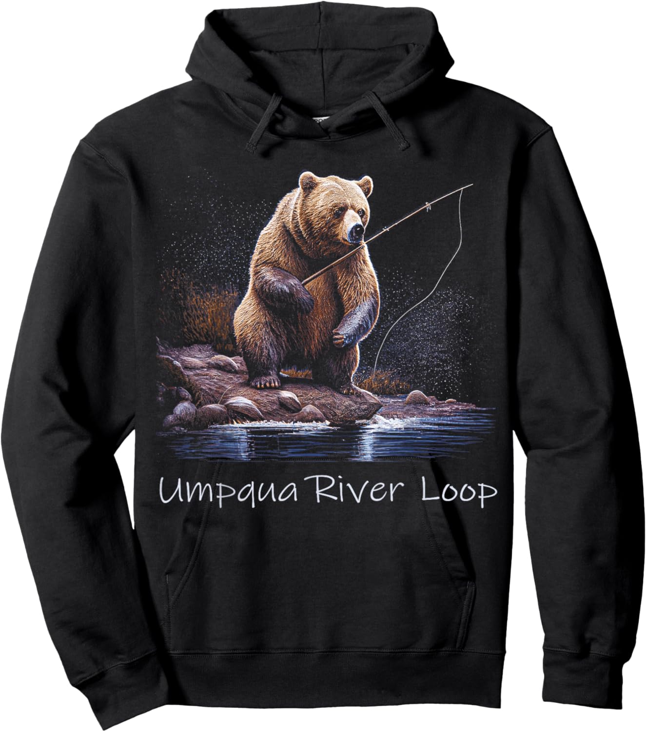 Umpqua River Loop Hoodie - Hoodie | Black