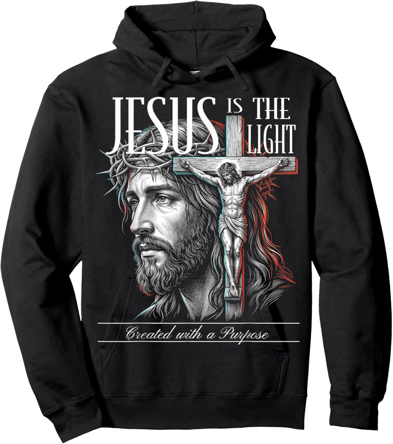 Jesus is the Light Hoodie - Hoodie | Black