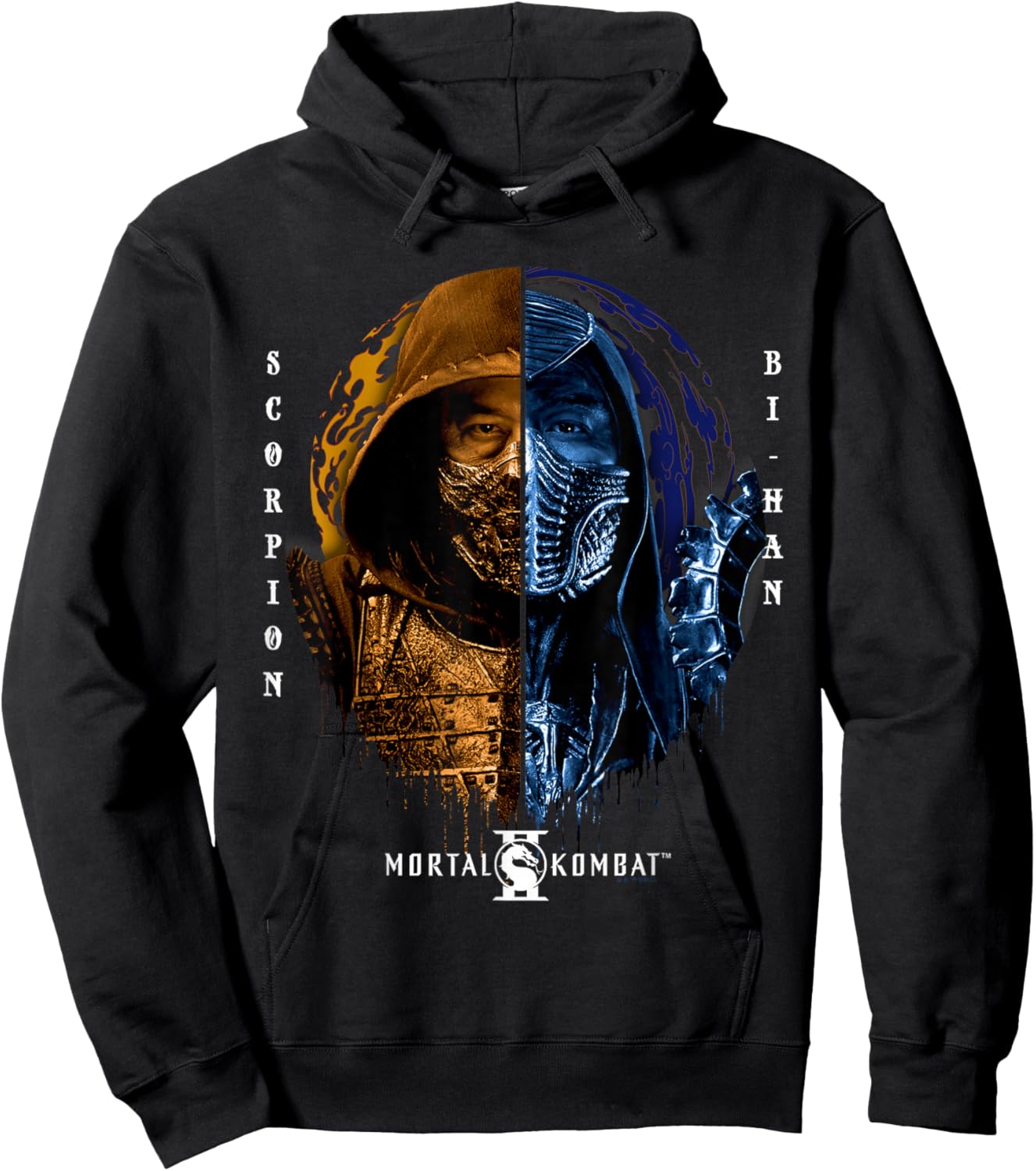 Mortal Kombat 2 Scorpion Bi-Han Mortal Enemies Hoodie - Hoodie | Black