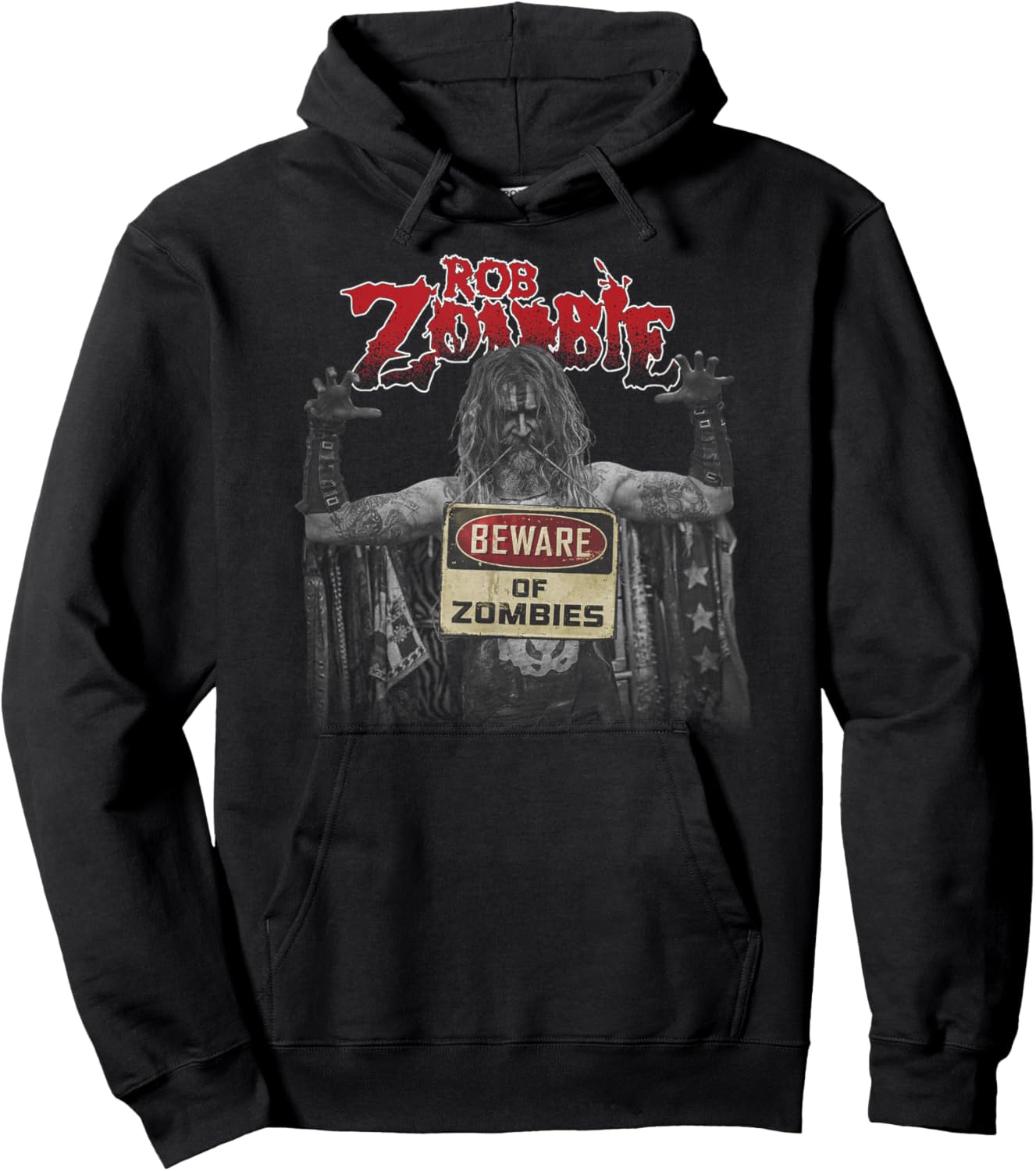 Rob Zombie – Beware Of Zombies Hoodie - Hoodie | Black