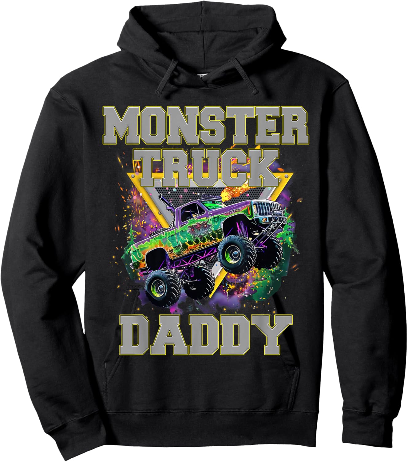 Monster Truck Mom Monster Truck Are My Jam Truck Lovers Hoodie - Hoodie | Black