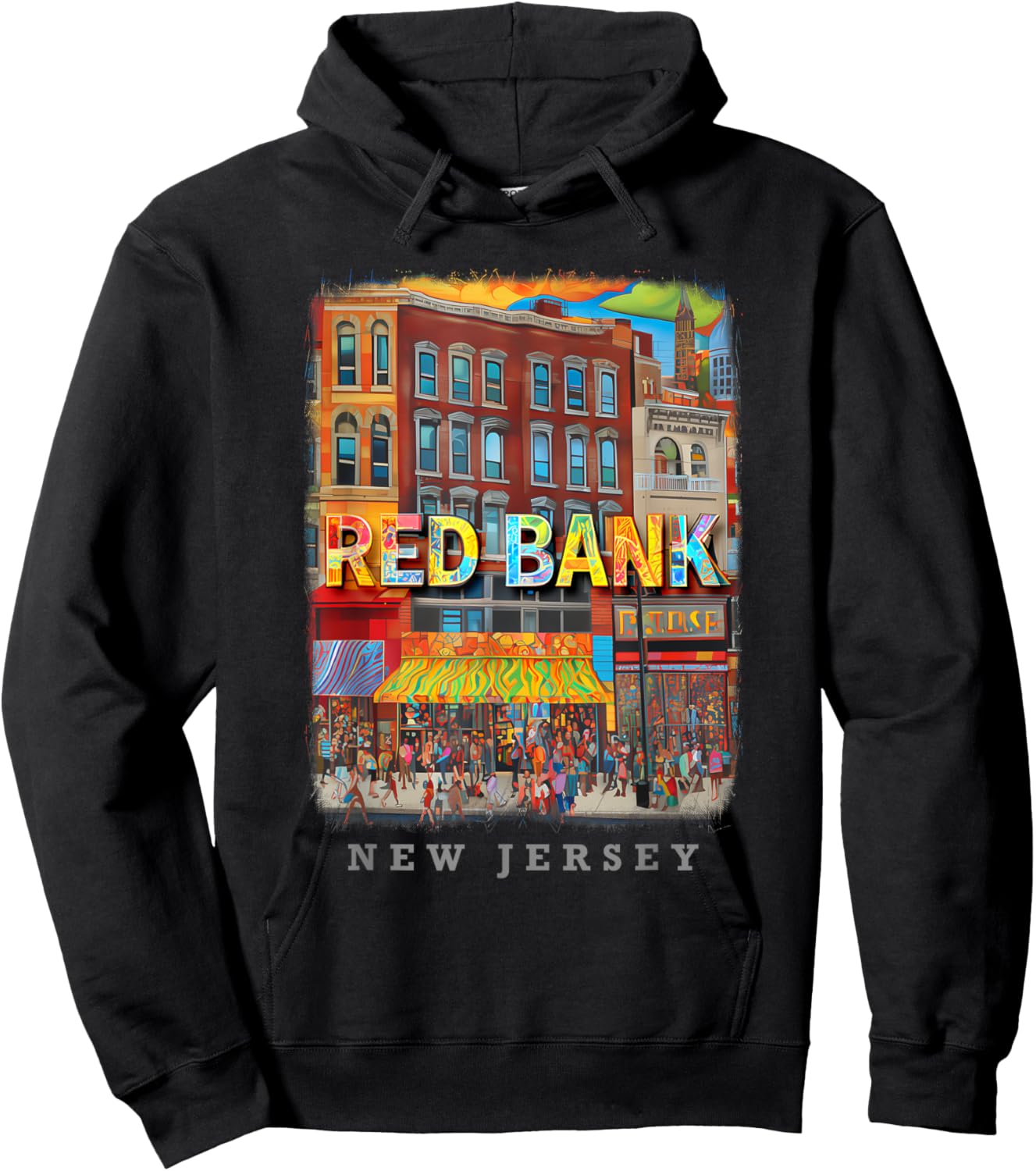 Red Bank New Jersey NJ Music and Art Scene SD503 Hoodie - Hoodie | Black