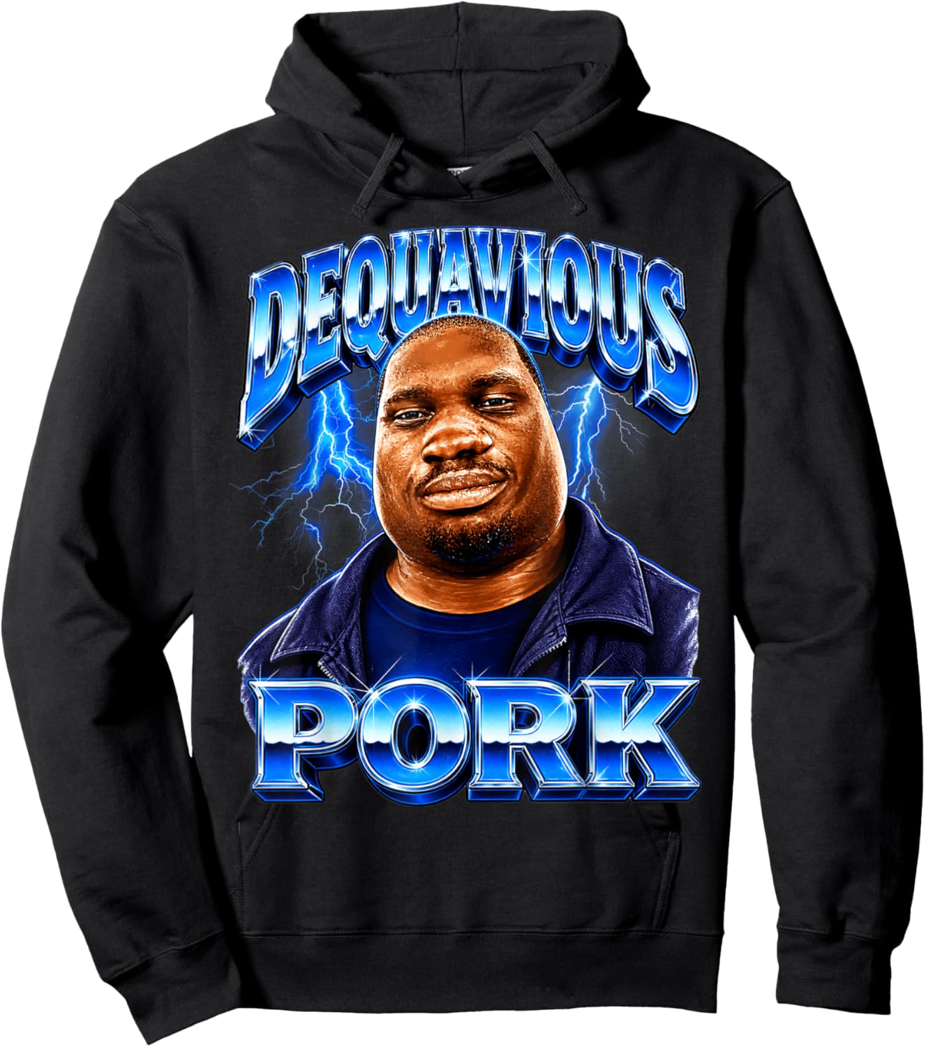 Dequavious Pork Meme Hoodie - Hoodie | Black
