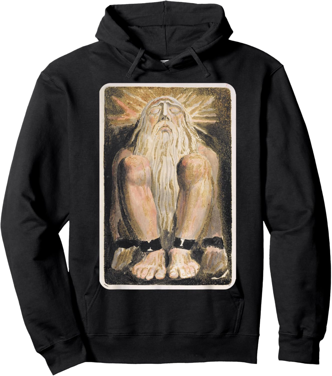 William Blake - Man with beard Art Symbolism Mysticism Magic Hoodie - Hoodie | Black