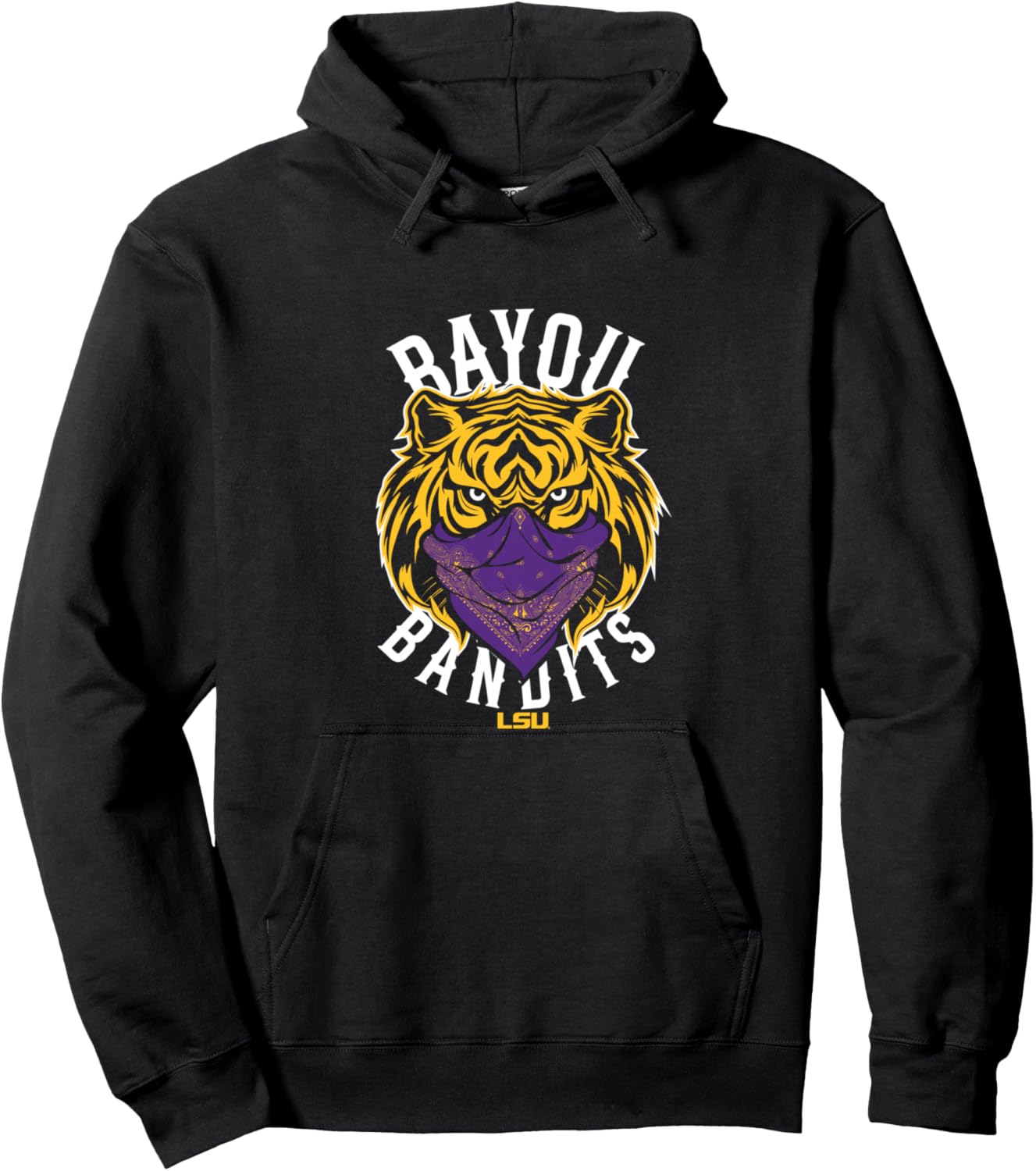LSU Football - Bayou Bandits - LSU Tigers Hoodie - Hoodie | Black