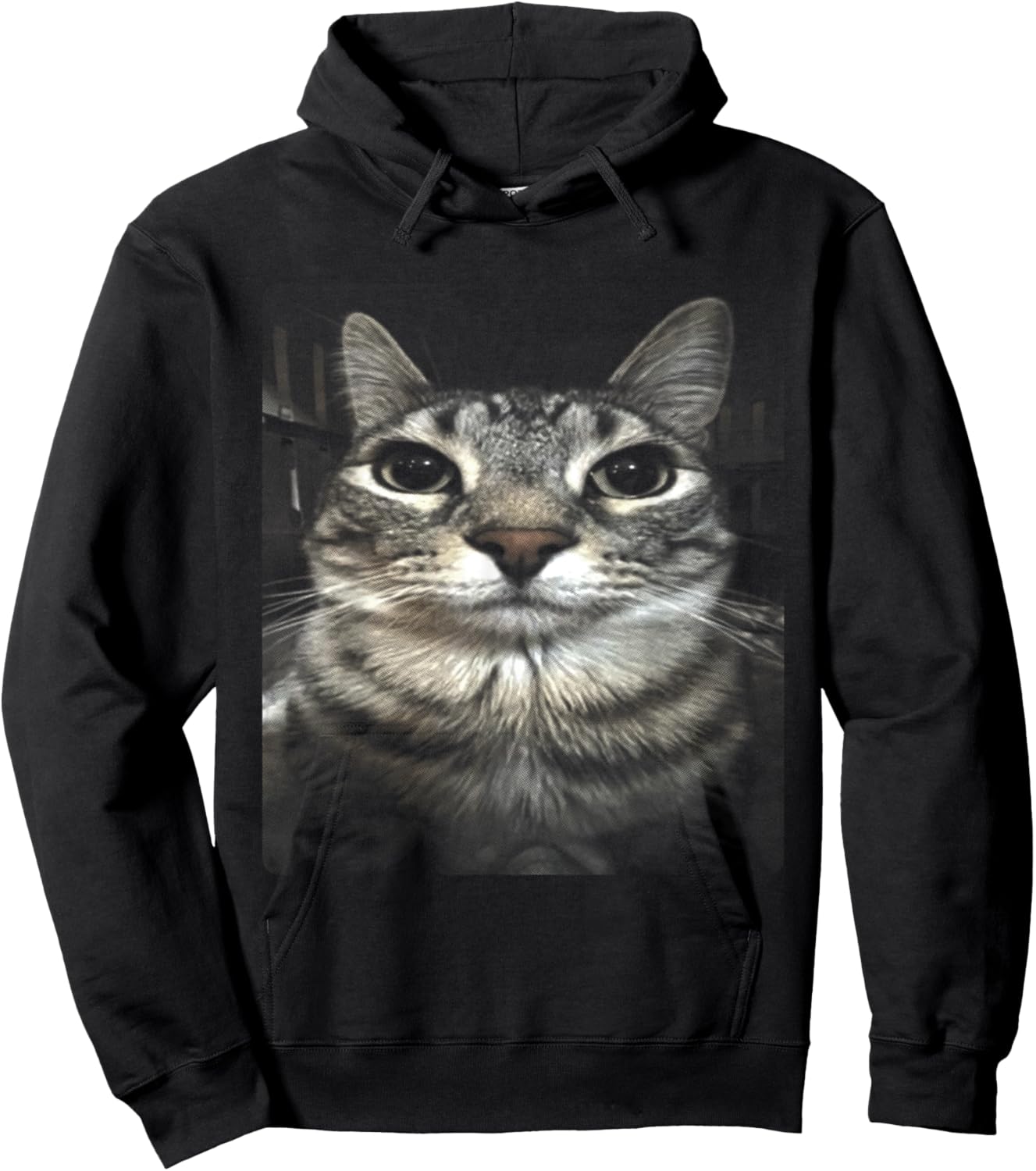 Silly Cat Meme Hoodie - Hoodie | Black