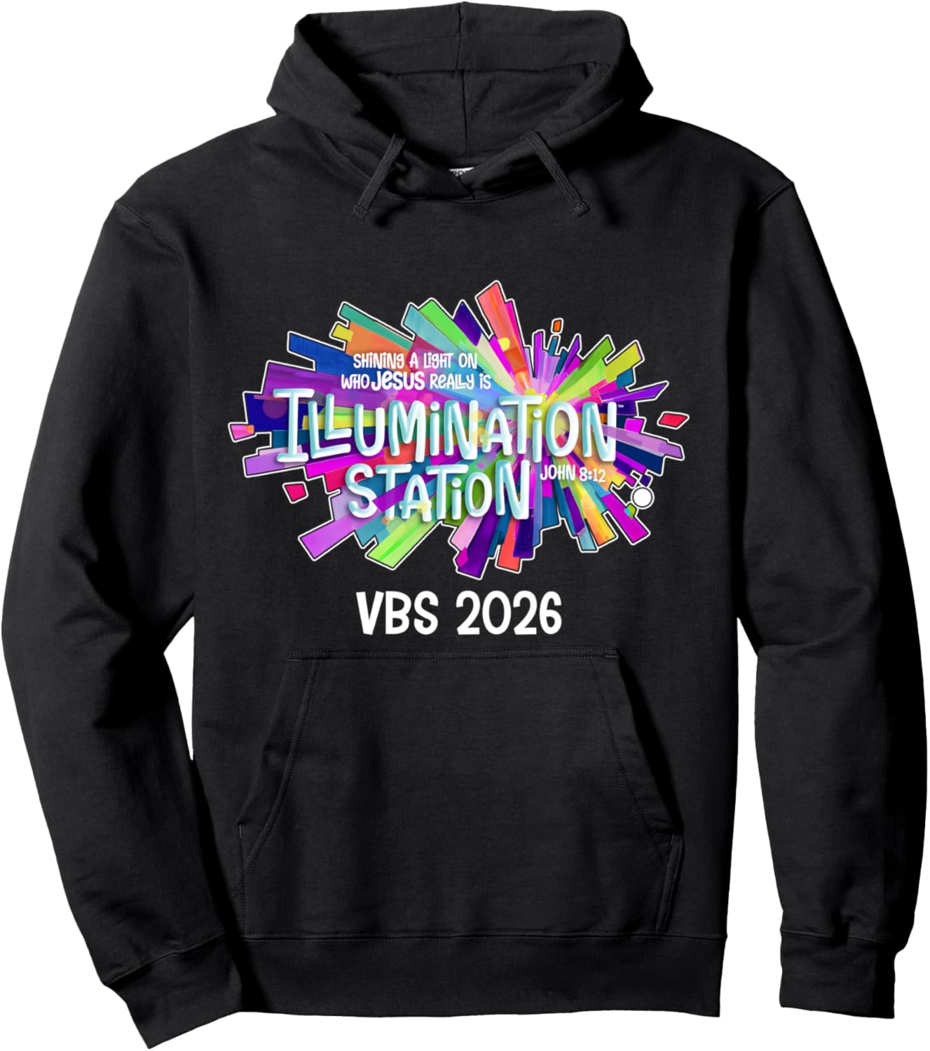Illumination Station Shining A Light On Who Jesus Really is Hoodie - Hoodie | Black