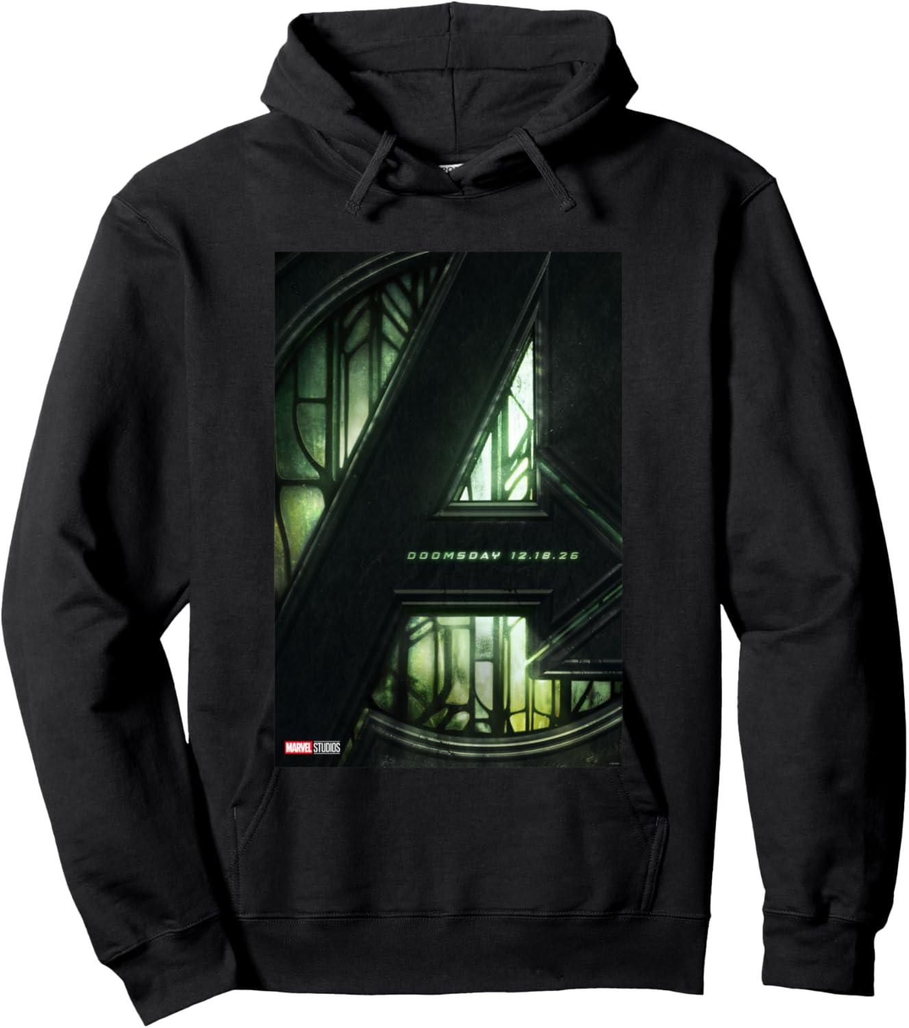 Marvel Avengers: Doomsday Movie Teaser Poster Hoodie - Hoodie | Black
