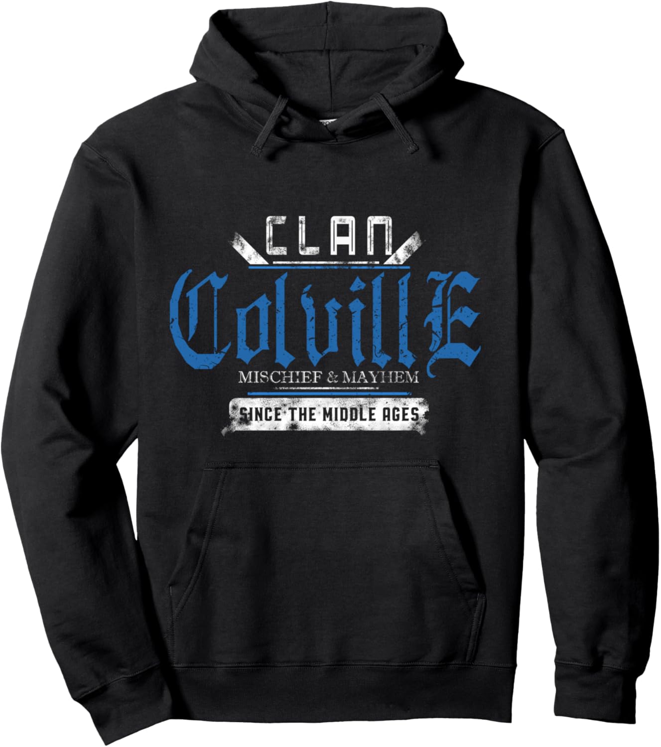 Clan Colville - Unfug und Chaos seit dem Mittelalter Langarmshirt Hoodie - Hoodie | Black