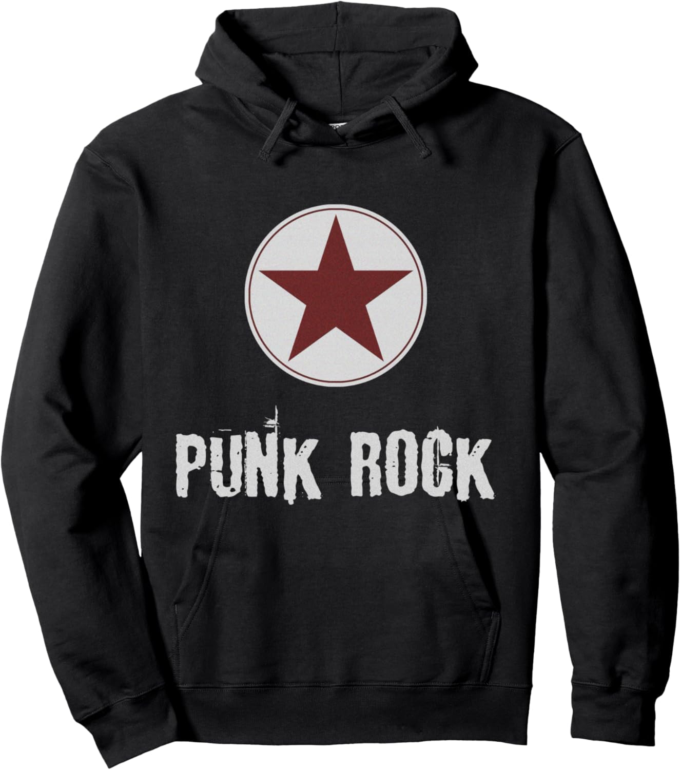 Punk Rock Star Hoodie - Hoodie | Black