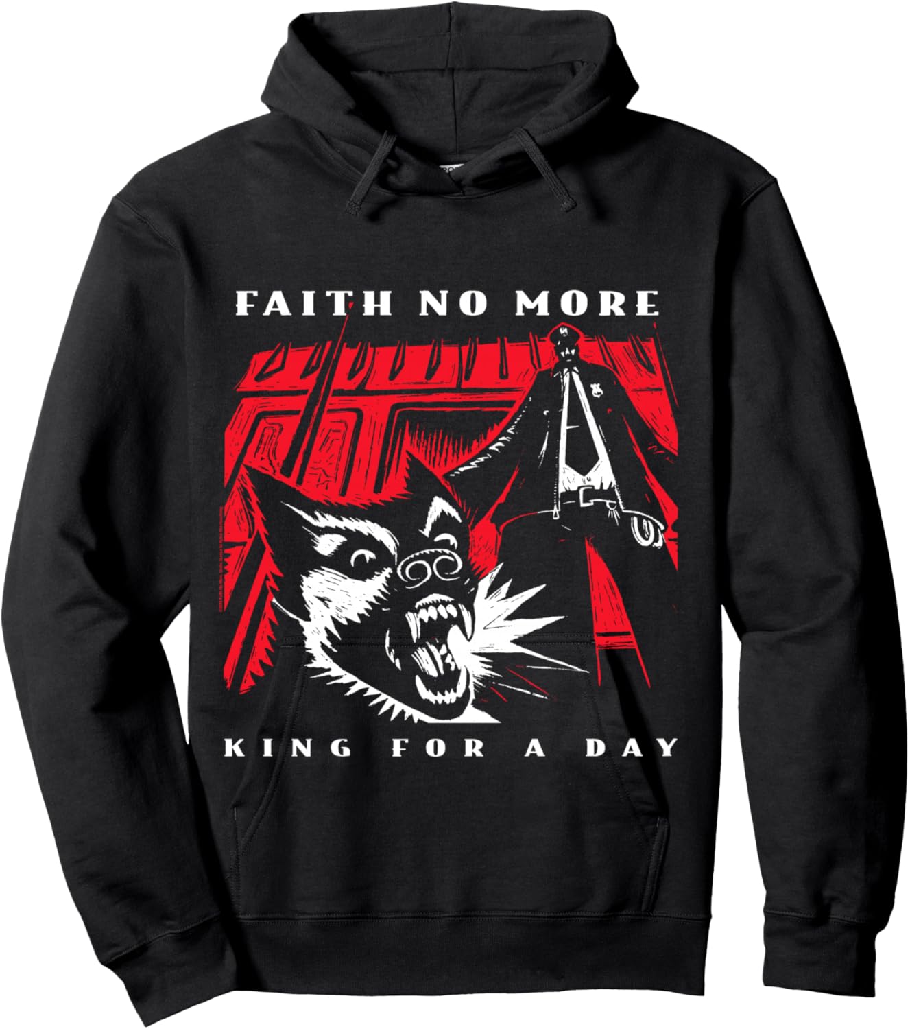Official Faith No More King for A Day Alternative Metal Band Hoodie - Hoodie | Black