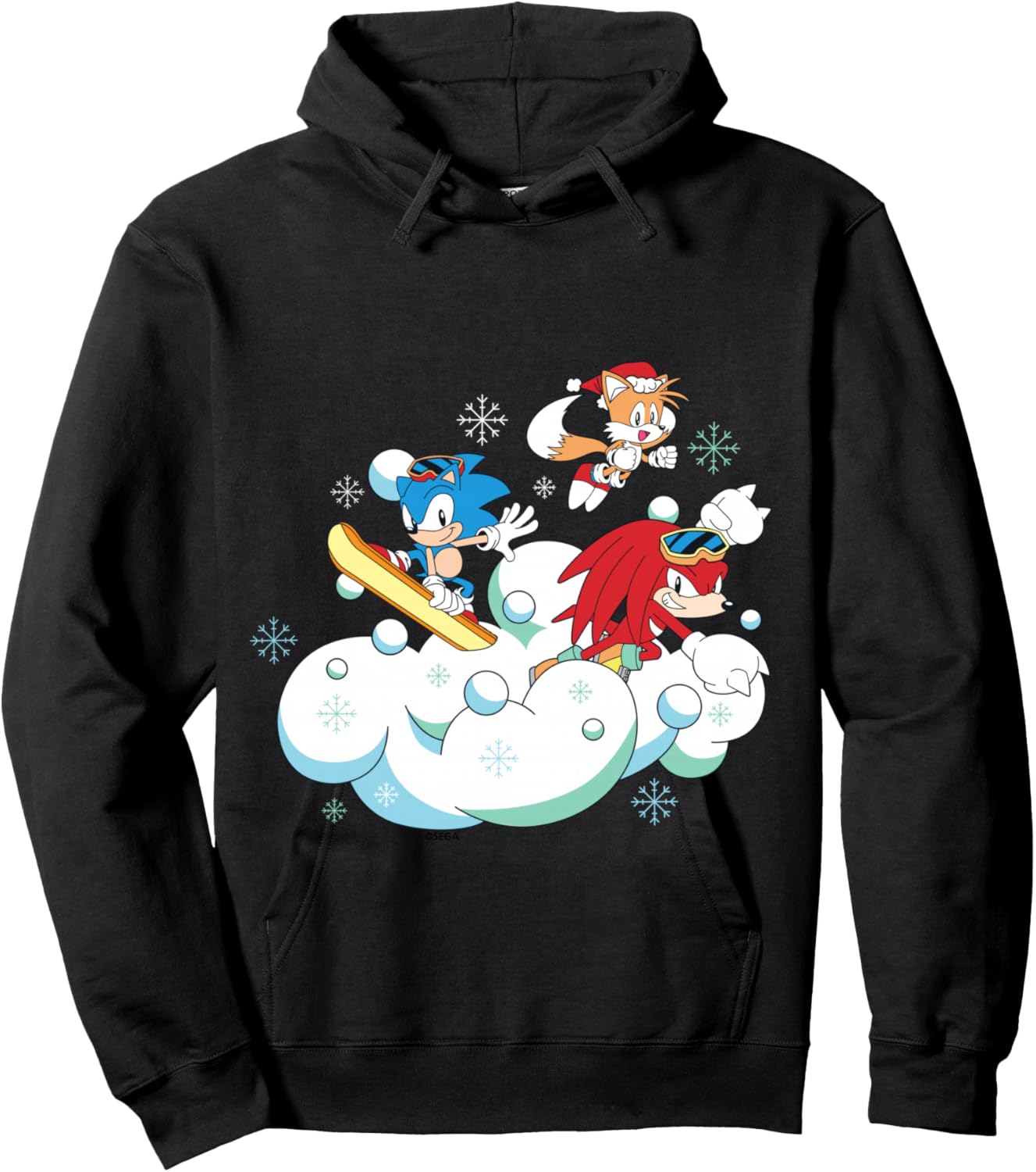 Sonic Christmas Classic Collection - Holiday Art Hoodie - Hoodie | Black