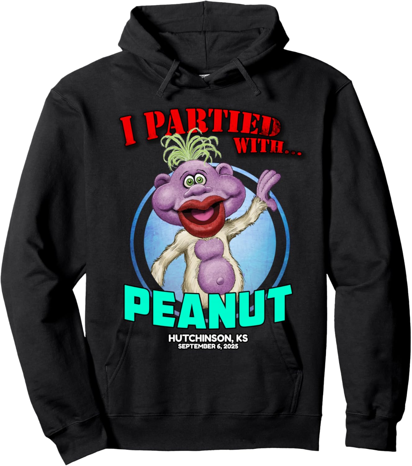 Peanut Hutchinson, KS (2025) Hoodie - Hoodie | Black
