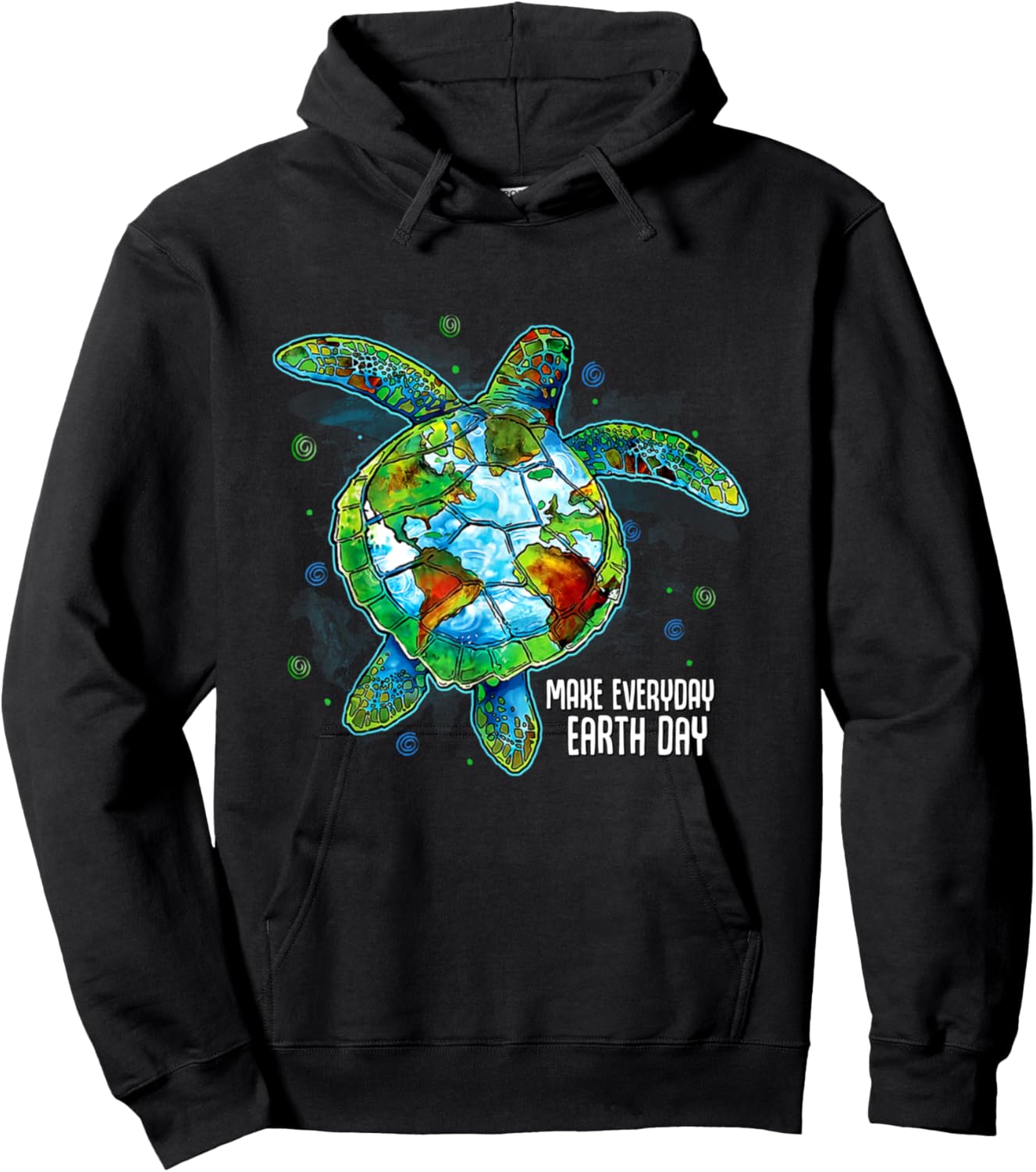 Happy Earth Day Shirt Cute Earth Day 2024 Men Women Kids Hoodie - Hoodie | Black