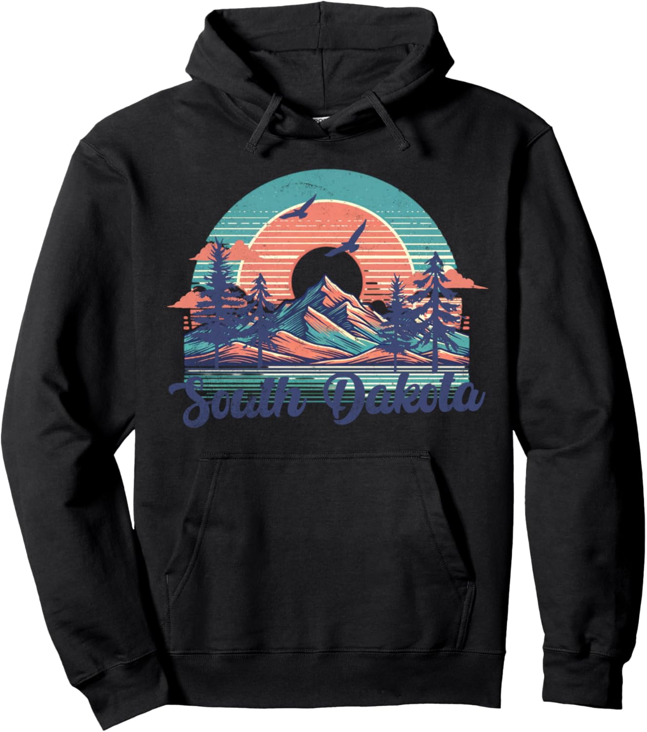 South Dakota Hoodie - Hoodie | Black