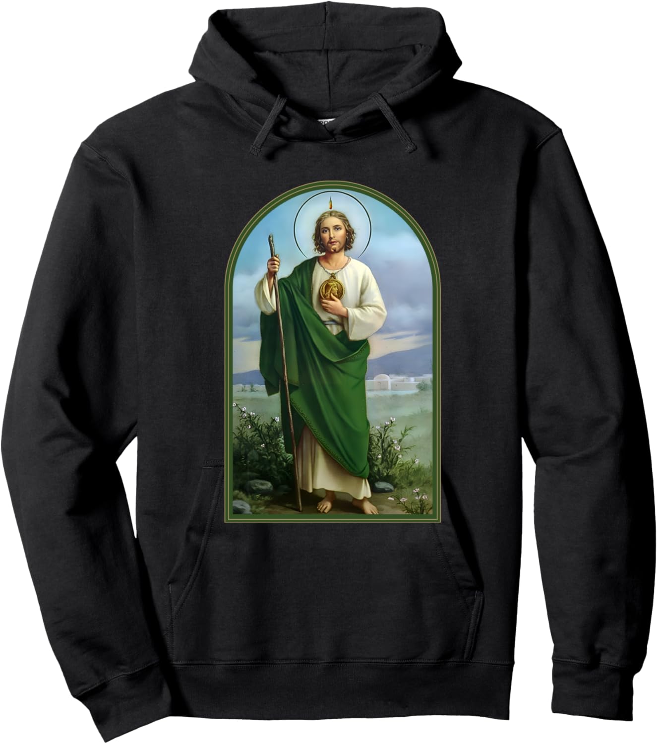 San Judas Tadeo Saint Jude Thaddeus Hoodie - Hoodie | Black