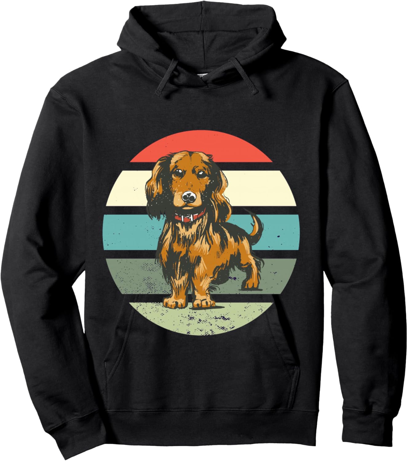 Teckel Wiener Chien Maman Maman Teckel Amant Teckel Teckel Manche Longue Hoodie - Hoodie | Black