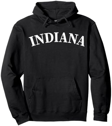 Indiana - Throwback Design - Classic Hoodie - Hoodie | Black