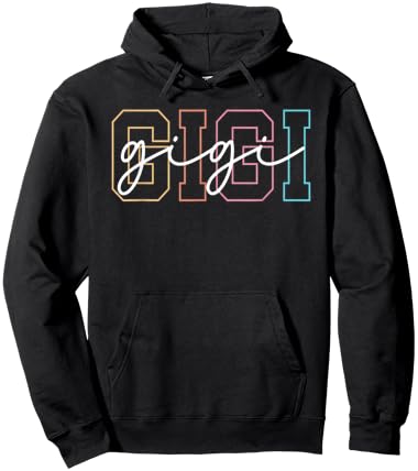 Gigi Grandma Gigi Grandmother Boho Gigi Hoodie - Hoodie | Black