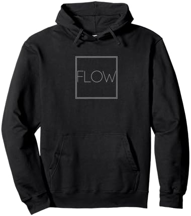 Flow - Minimalist Statement Going With The Flow Work Lover Hoodie - Hoodie | Black