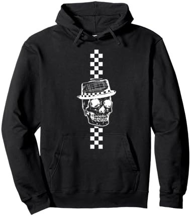 Ska Head Checkerboard Hoodie - Hoodie | Black