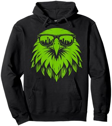 Graphic Hawk Women Boys Girls Kids Hoodie - Hoodie | Black