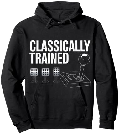 Three Pedals Classically Trained Manual Transmission Driver Hoodie - Hoodie | Black