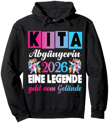 Kita Abgängerin 2026 Eine Legende Verlässt Das Kita Gelände Hoodie - Hoodie | Black