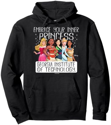 Georgia Tech Yellow Jackets Inner Princess Navy Hoodie - Hoodie | Black