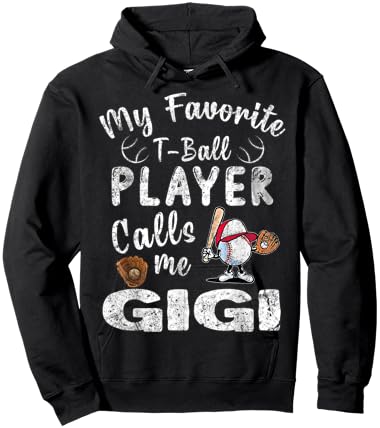 My Favorite T-Ball Player Calls Me Gigi Hoodie - Hoodie | Black