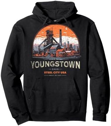Hometown Pride - Youngstown Steel City USA Hoodie - Hoodie | Black
