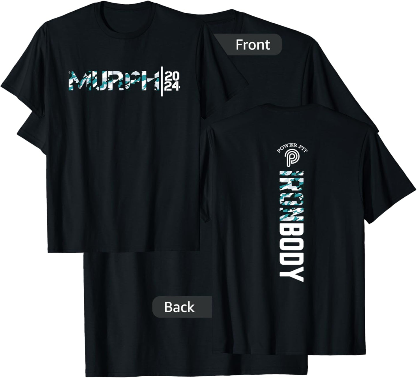 Murph Iron Body Amarillo Dark T-Shirt - T-Shirt | Black