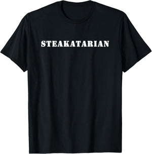 Steakatarian T-Shirt - T-Shirt | Black