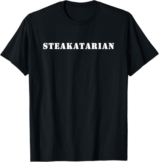 Steakatarian T-Shirt - T-Shirt | Black
