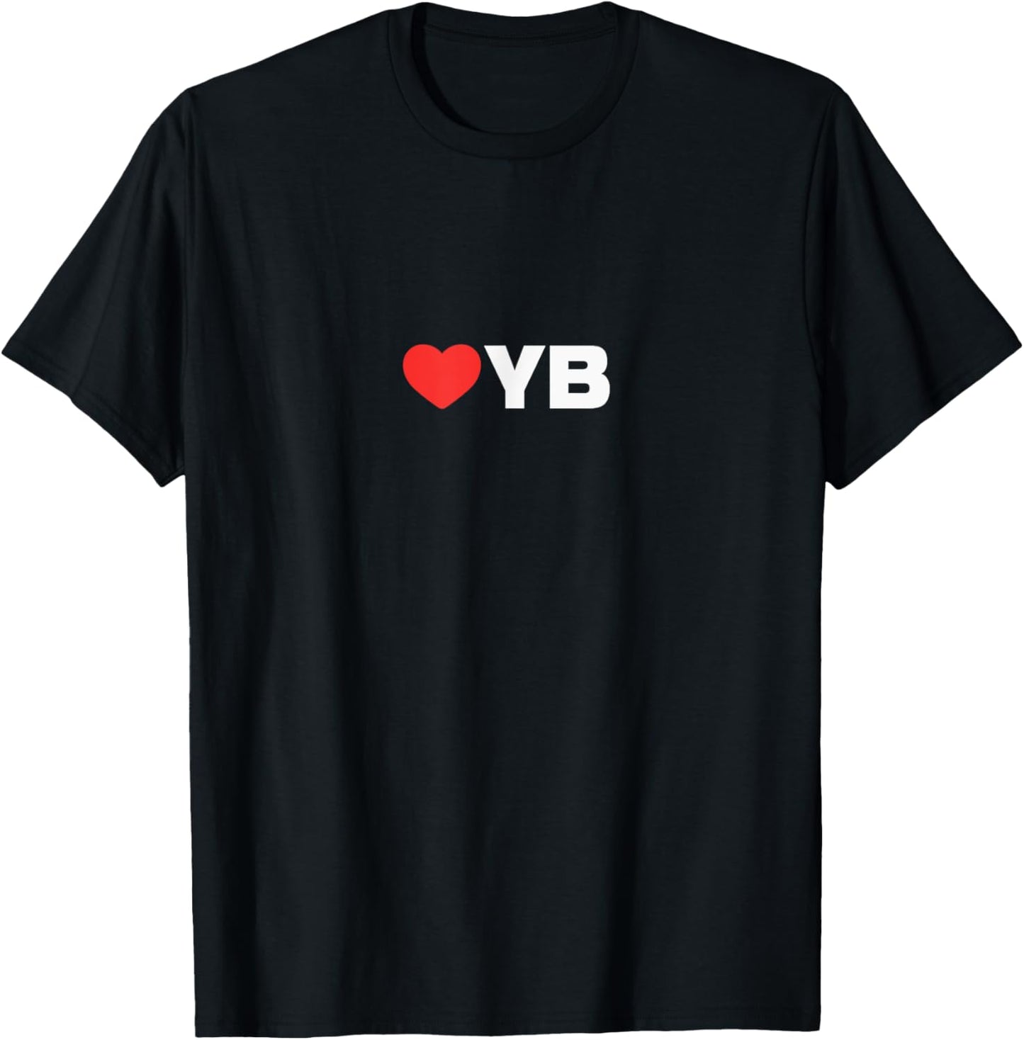 LOVE (heart) YB - Loved By People Whose Favorite is YB T-Shirt - T-Shirt | Black