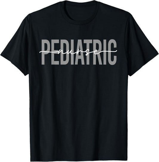 Pediatric Nurse PEDS Nursing Appreciation Pediatric T-Shirt - T-Shirt | Black