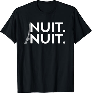 Funny Nuit Nuit T-Shirt - T-Shirt | Black