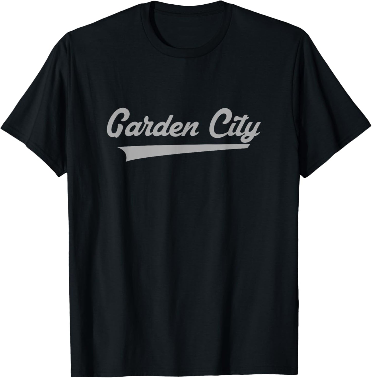 Garden City High School Vintage Swoosh T-Shirt - T-Shirt | Black