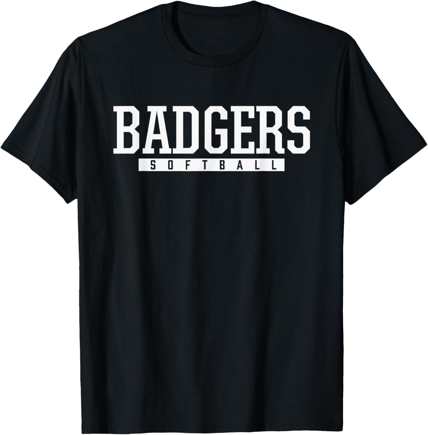 Beebe Badgers Softball HS T-Shirt - T-Shirt | Black