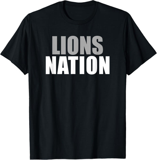Franklin Lions Nation HS T-Shirt - T-Shirt | Black