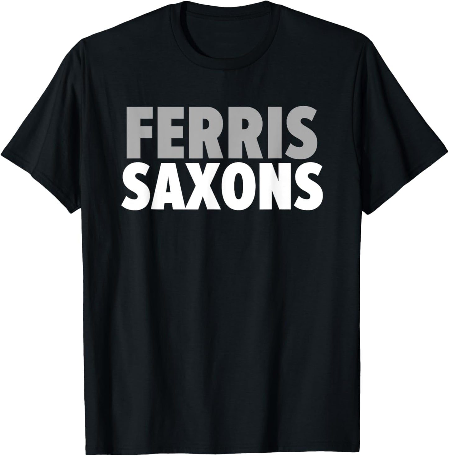 Ferris Saxons Bold T-Shirt - T-Shirt | Black