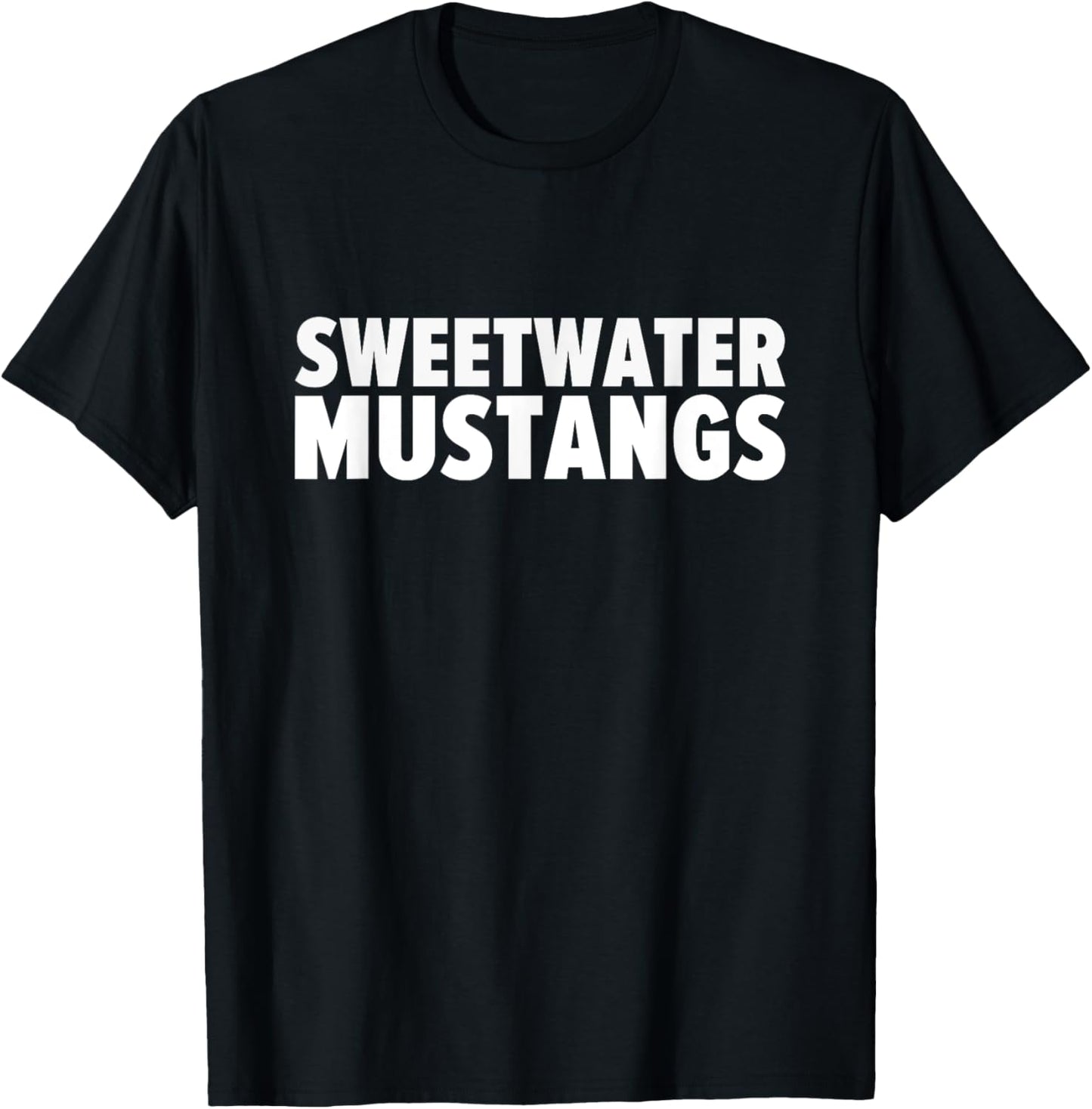Sweetwater Mustangs Bold T-Shirt - T-Shirt | Black