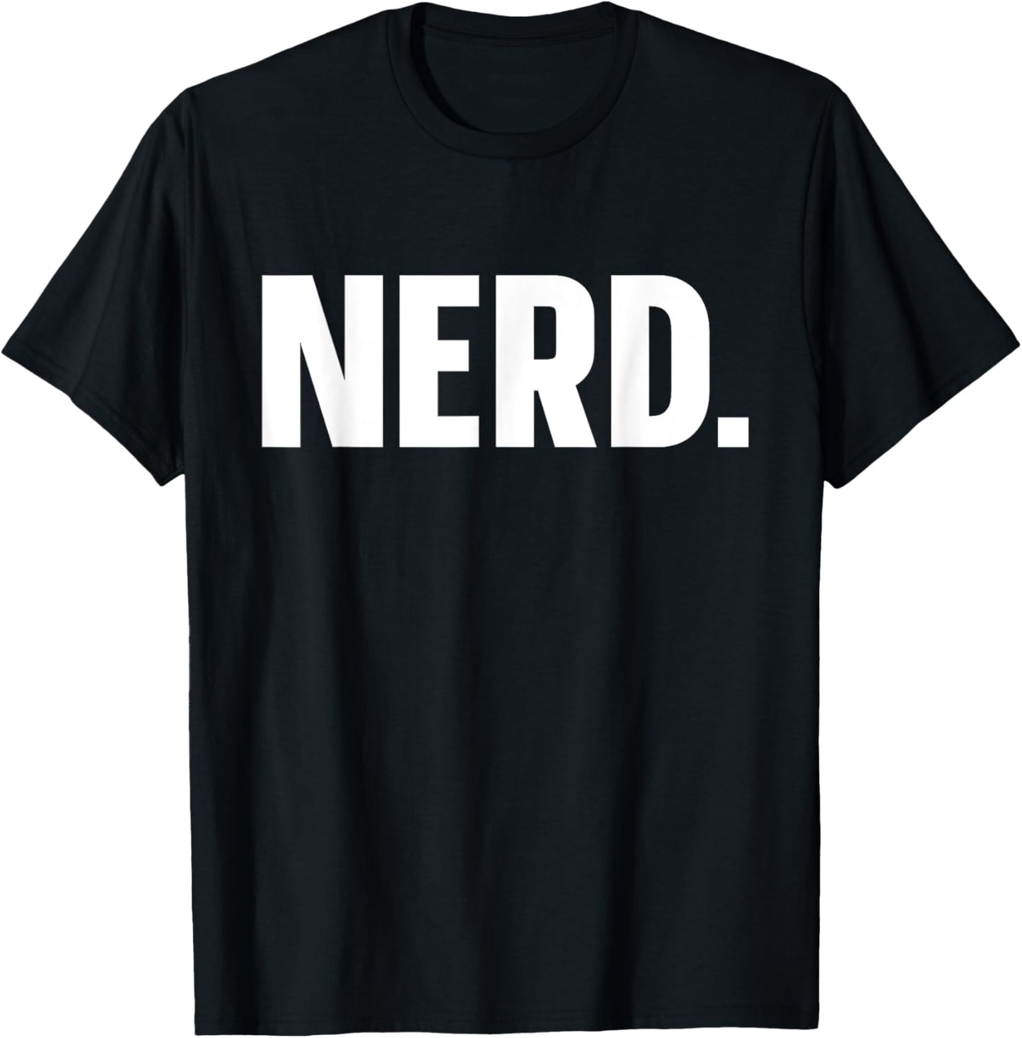 indecent Words NERD subtle Nerd , Small, Black T-Shirt - T-Shirt | Black