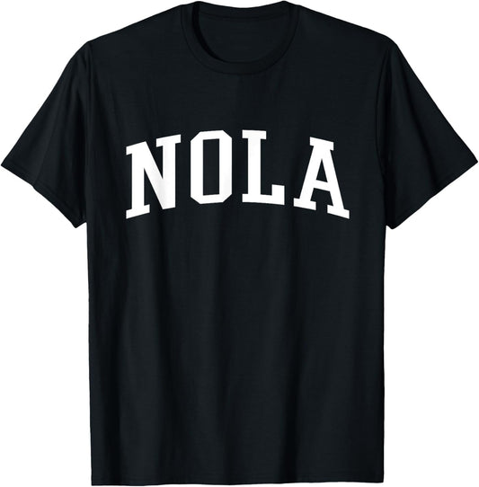 Nola New Orleans Vintage T-Shirt - T-Shirt | Black