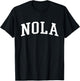 Nola New Orleans Vintage T-Shirt - T-Shirt | Black