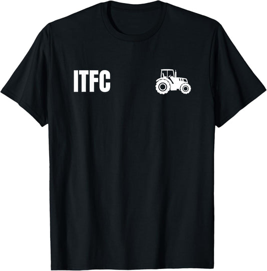 Football Top Uppa Town Tractor Boys 2024 Ipswich Town T-Shirt - T-Shirt | Black