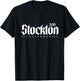 Stockton California 209 Area Code CA USA T-Shirt - T-Shirt | Black