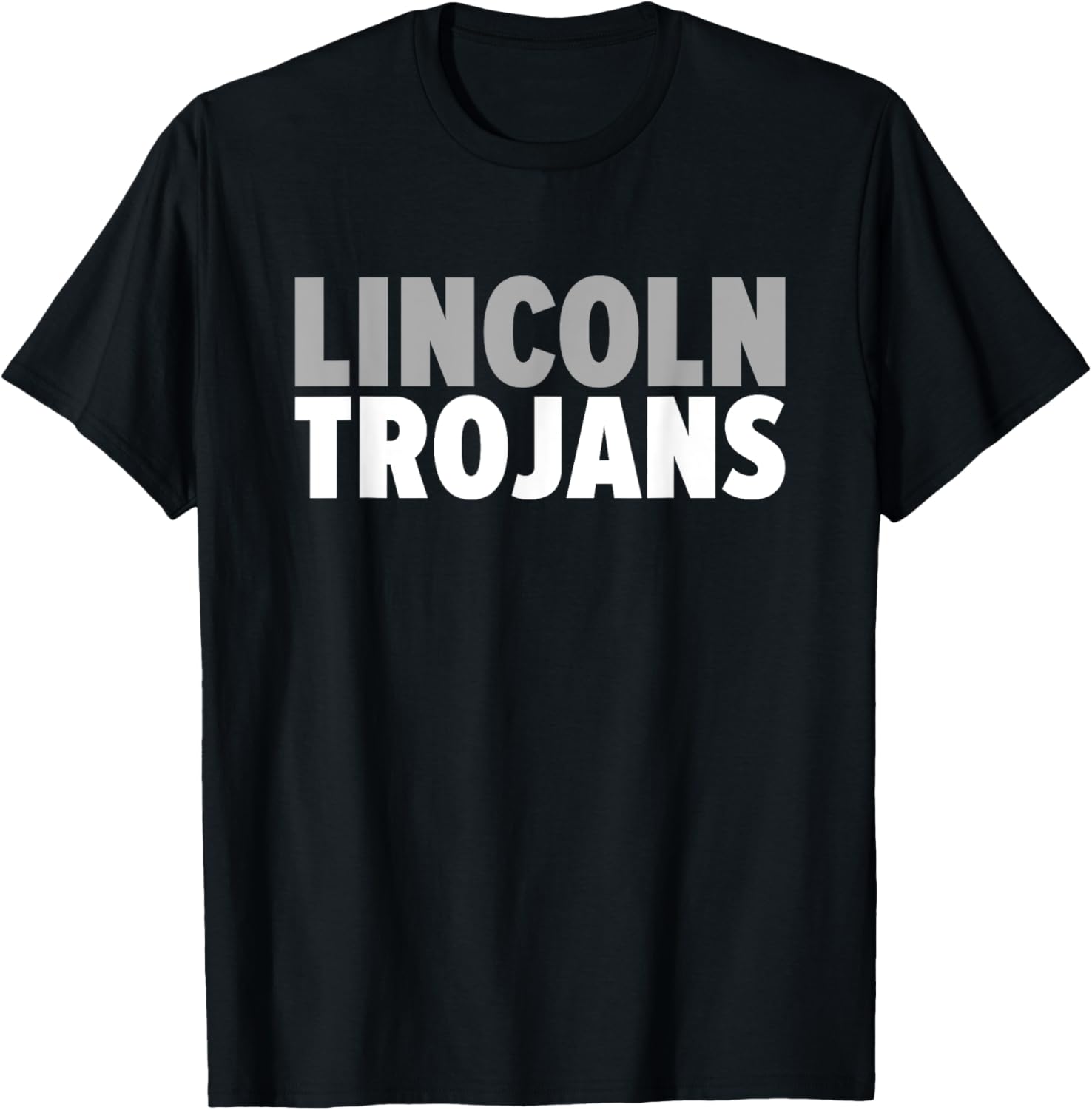 Lincoln Trojans Bold T-Shirt - T-Shirt | Black