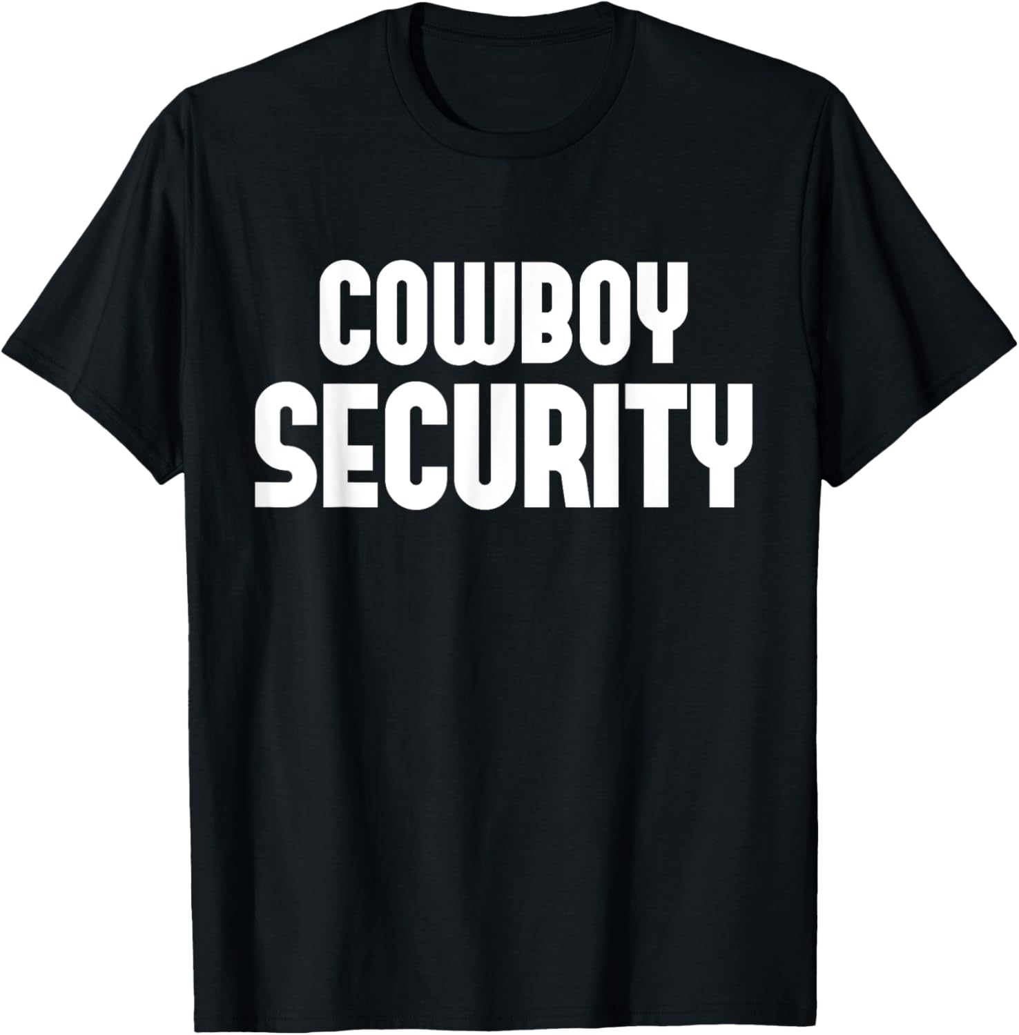 Cowboy Security T-Shirt - T-Shirt | Black